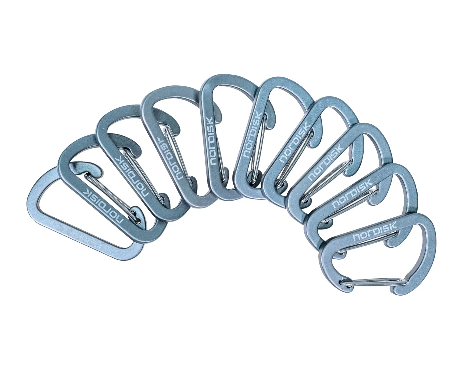 Alu Hook Small - Matt Silver