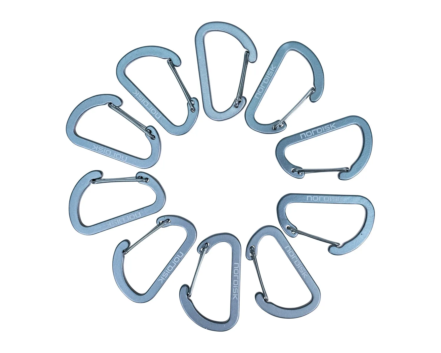 Alu Hook Small - Matt Silver