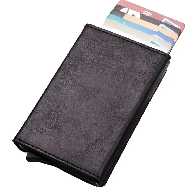 Aluminum Rfid Card Holder with Automatic Pop-up Function