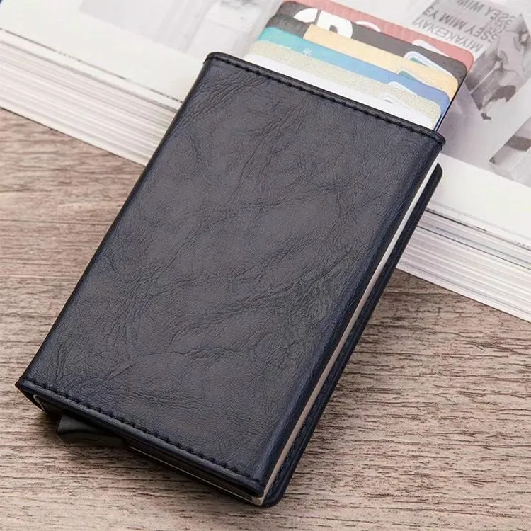 Aluminum Rfid Card Holder with Automatic Pop-up Function