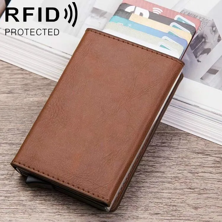 Aluminum Rfid Card Holder with Automatic Pop-up Function