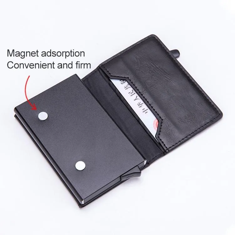 Aluminum Rfid Card Holder with Automatic Pop-up Function