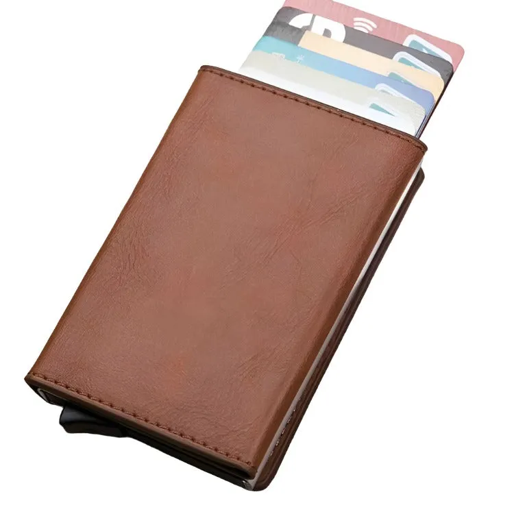Aluminum Rfid Card Holder with Automatic Pop-up Function