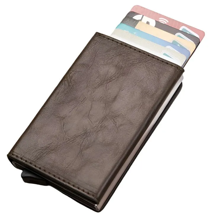 Aluminum Rfid Card Holder with Automatic Pop-up Function