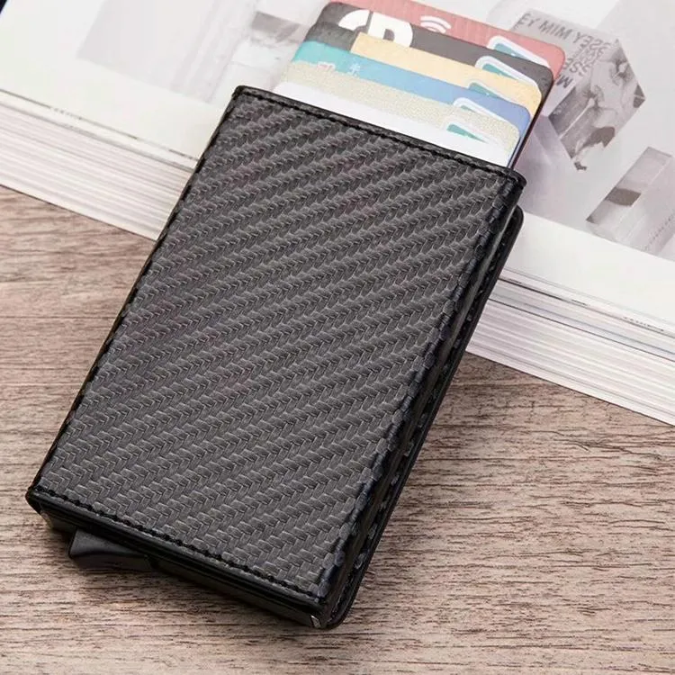 Aluminum Rfid Card Holder with Automatic Pop-up Function