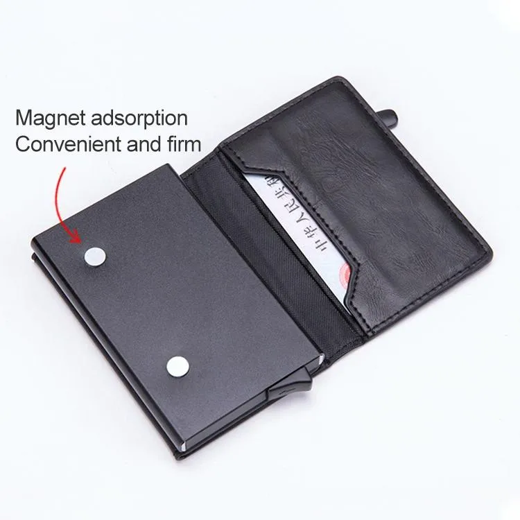 Aluminum Rfid Card Holder with Automatic Pop-up Function