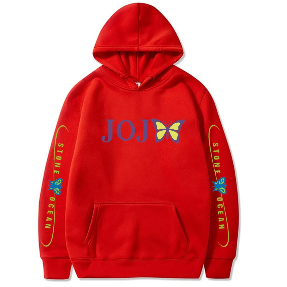 Anime Jojo's Bizarre Adventure Stone Ocean Pullover Loose Unisex Hoodies