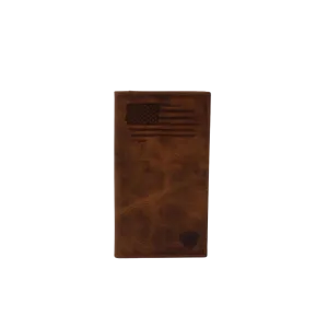 Ariat Men's Rodeo Style Brown Wallet