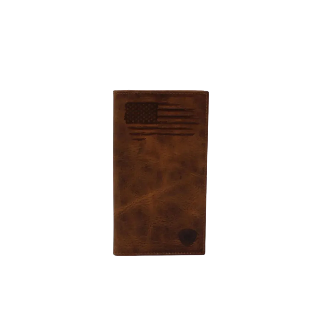 Ariat Men's Rodeo Style Brown Wallet