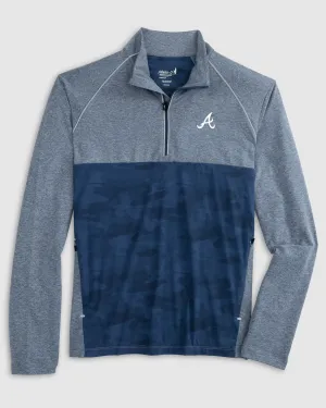 Atlanta Braves Keiser Camo Mixed Media 1/4 Zip