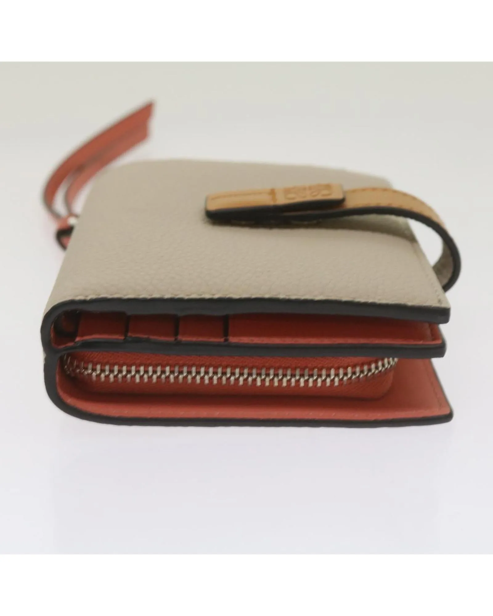 Authentic Gray Leather Wallet by LOEWE