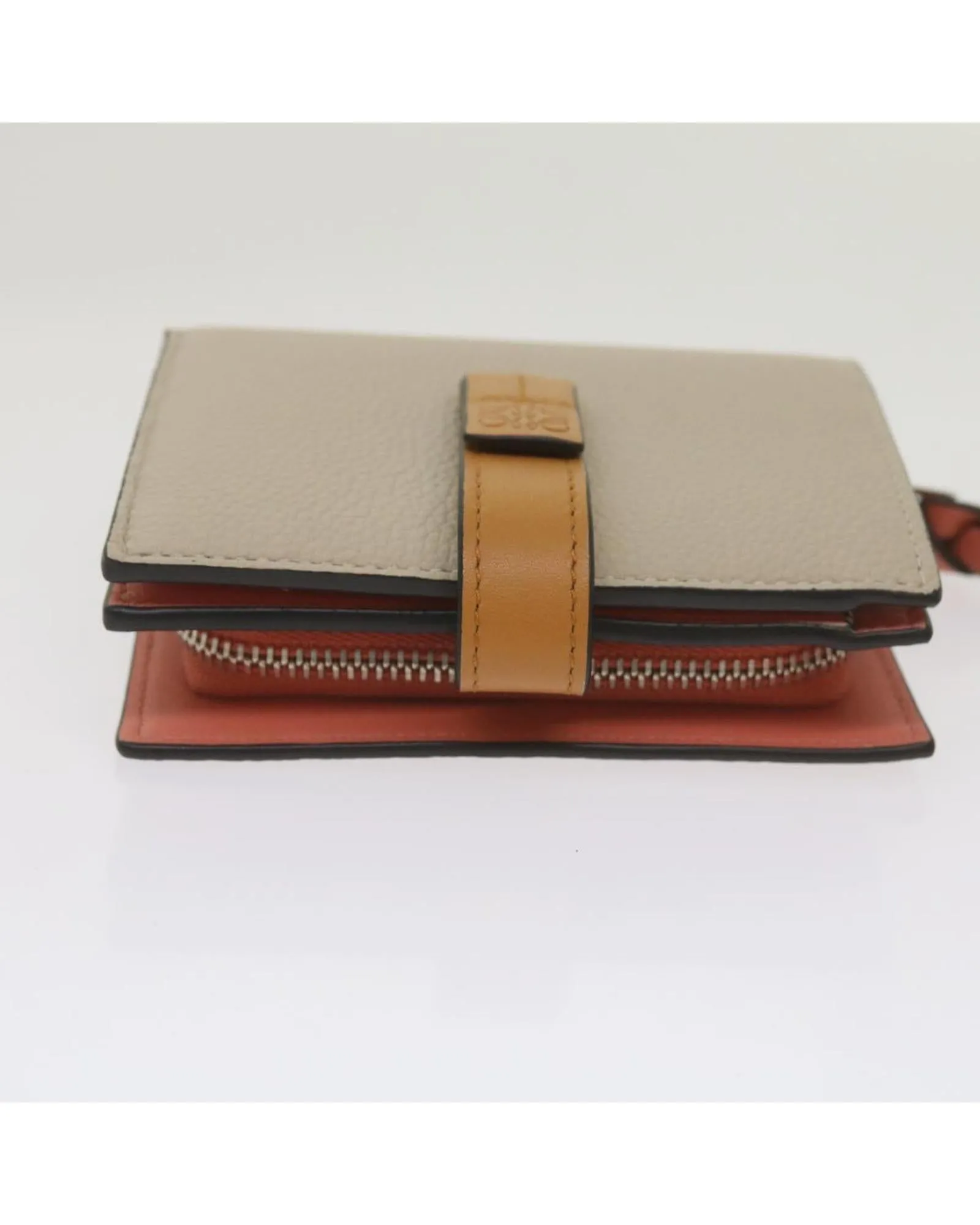 Authentic Gray Leather Wallet by LOEWE