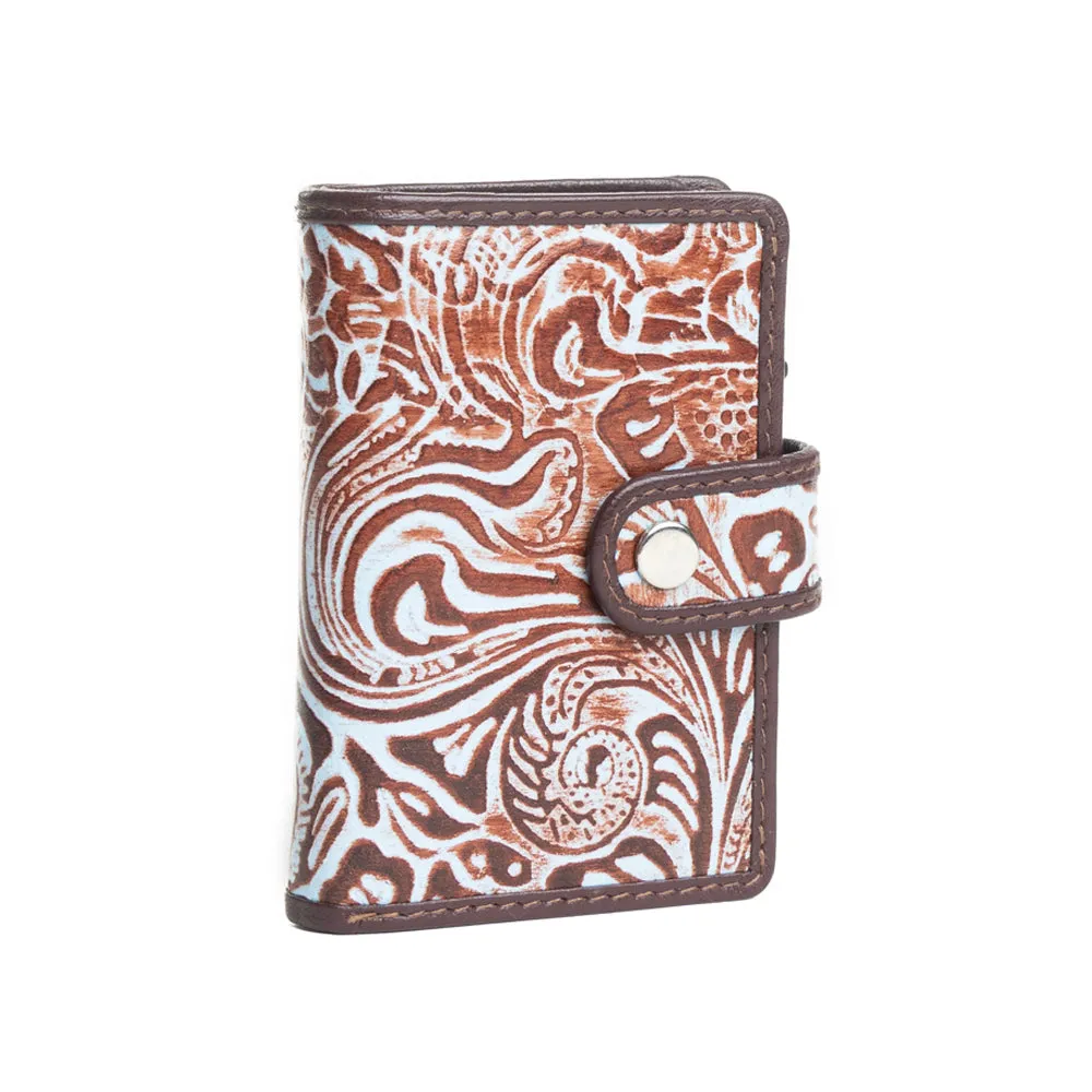 Baroque Bloom RFID Credit Card Holder