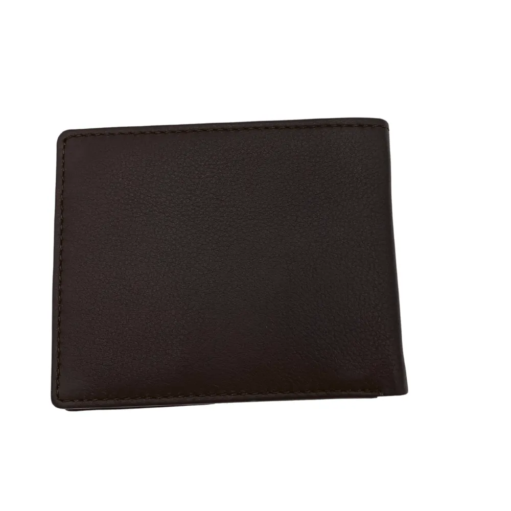 Bifold Wallet 8 Credit Card Slots Made with Genuine Leather - 1007 - Multi Colours