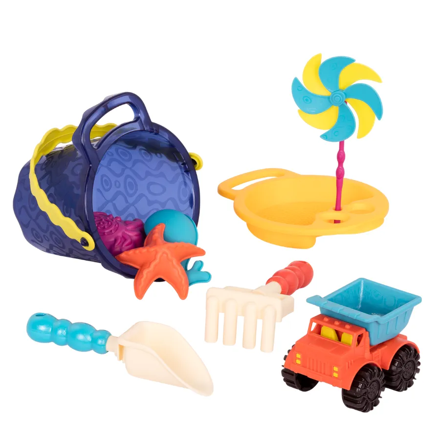 B.Toys BX1330Z Medium Bucket Set >18Mth - Navy
