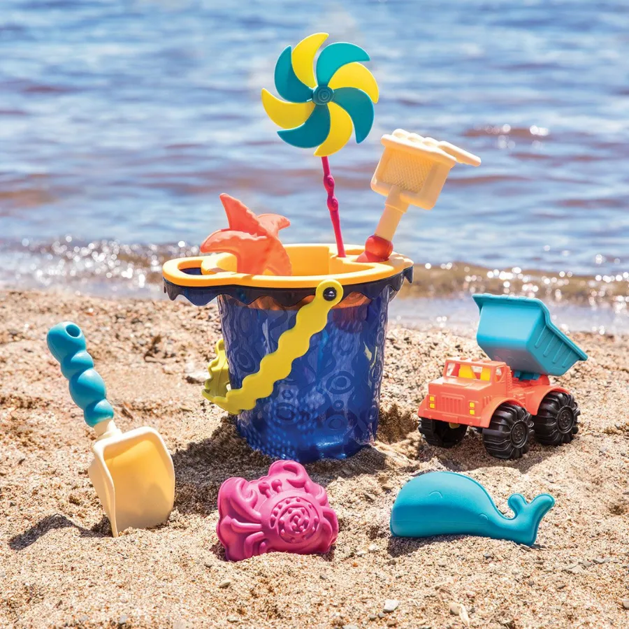 B.Toys BX1330Z Medium Bucket Set >18Mth - Navy