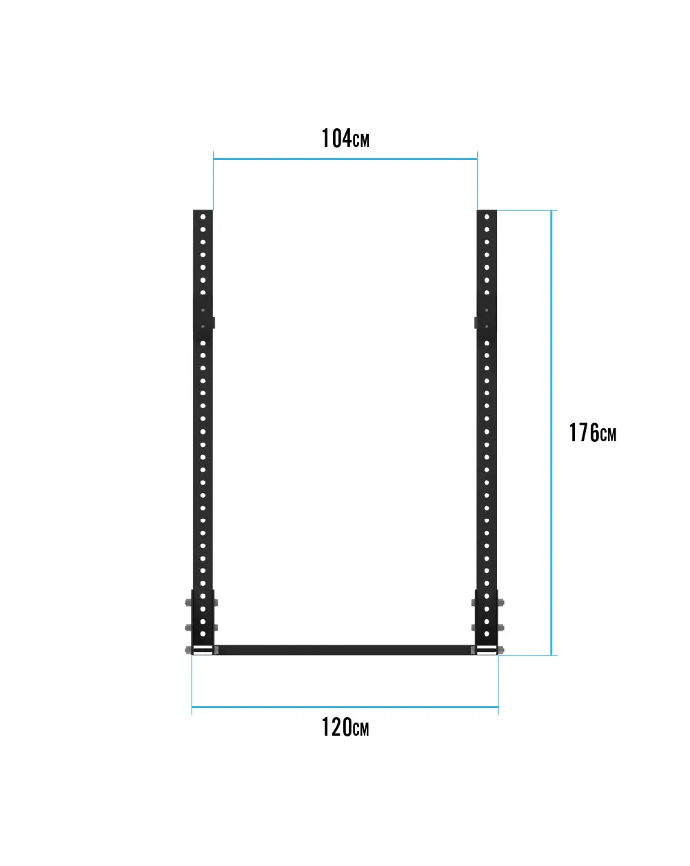 Bulldog Gear - MLSR1 1.76m Squat Rack