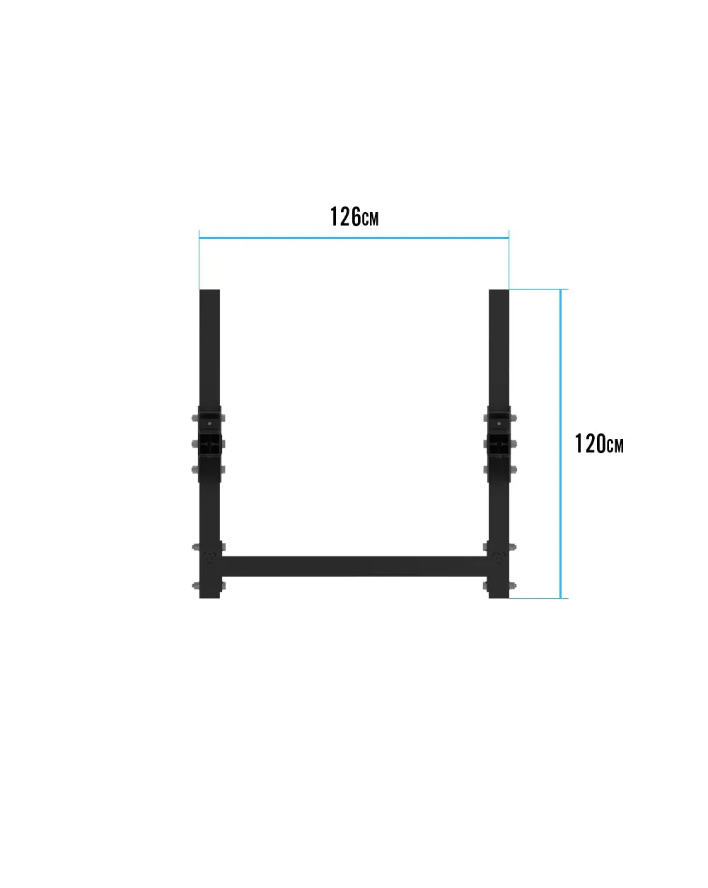 Bulldog Gear - MLSR1 1.76m Squat Rack