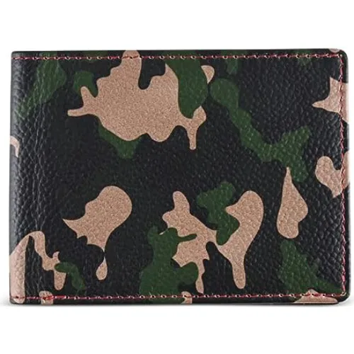 Camo Bifold Leather Wallet
