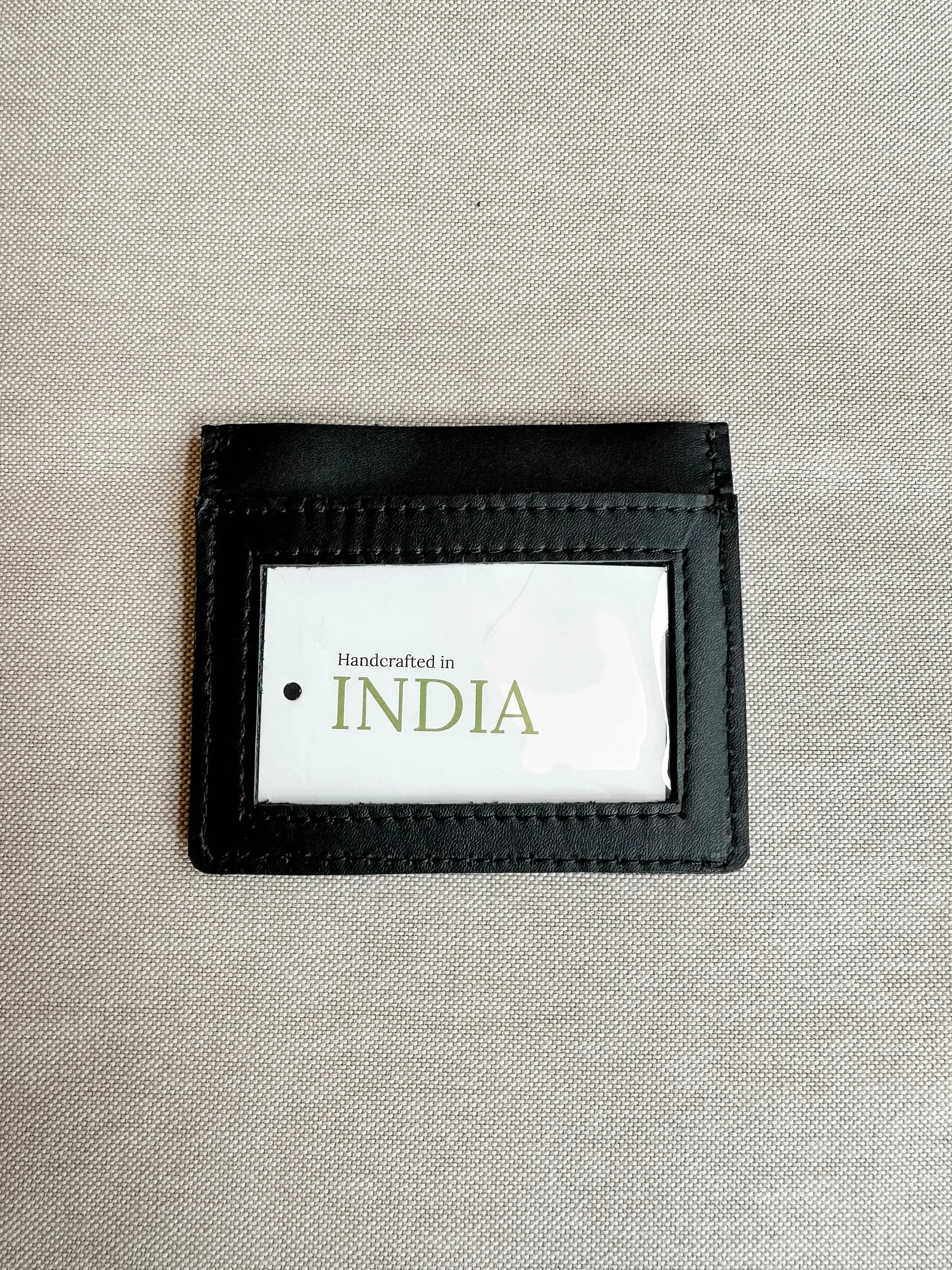 Card Wallet in Black (India Collection)
