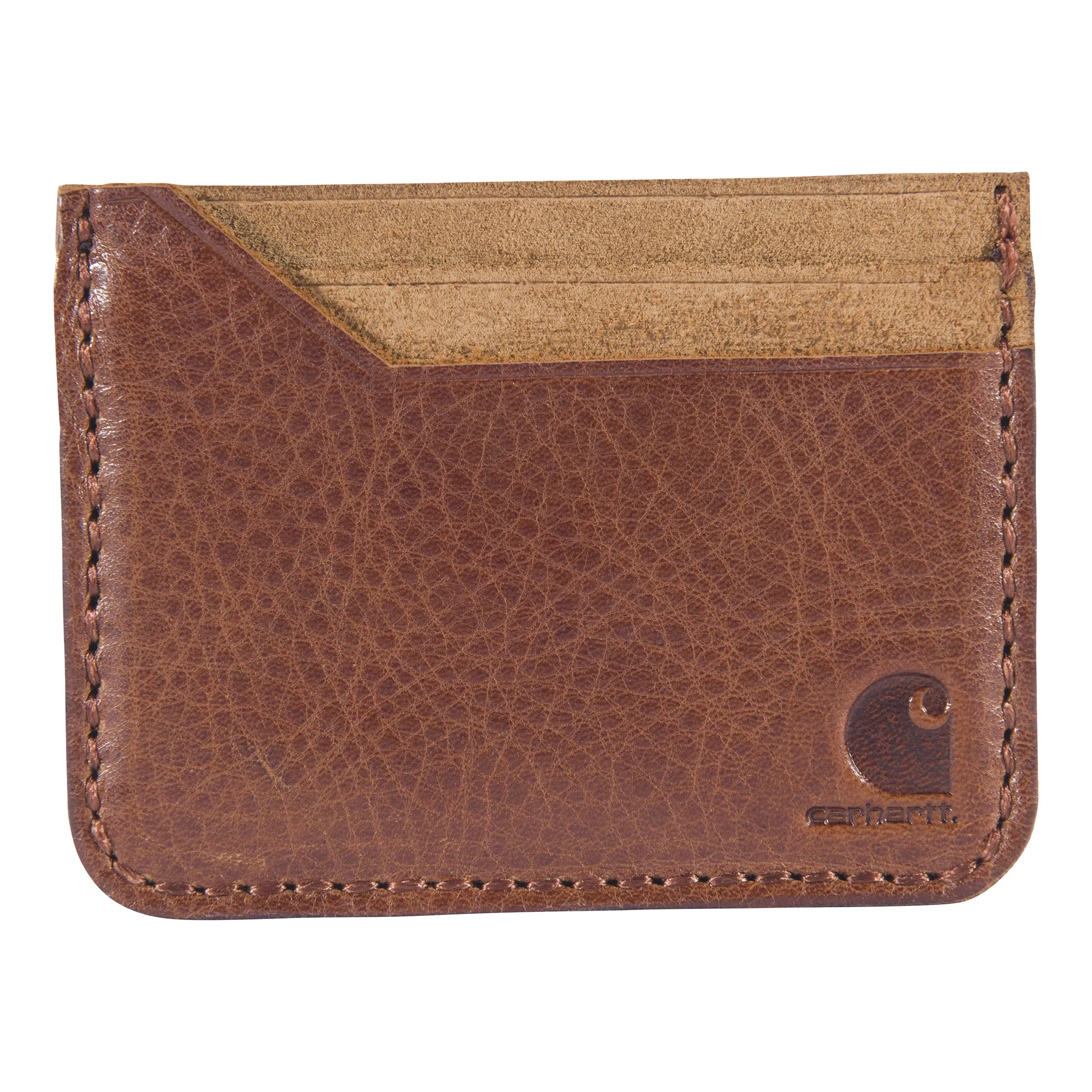 Carhartt B0000 Men's Rugged Patina Leather Wallets, Available in Multiple Styles and Colors