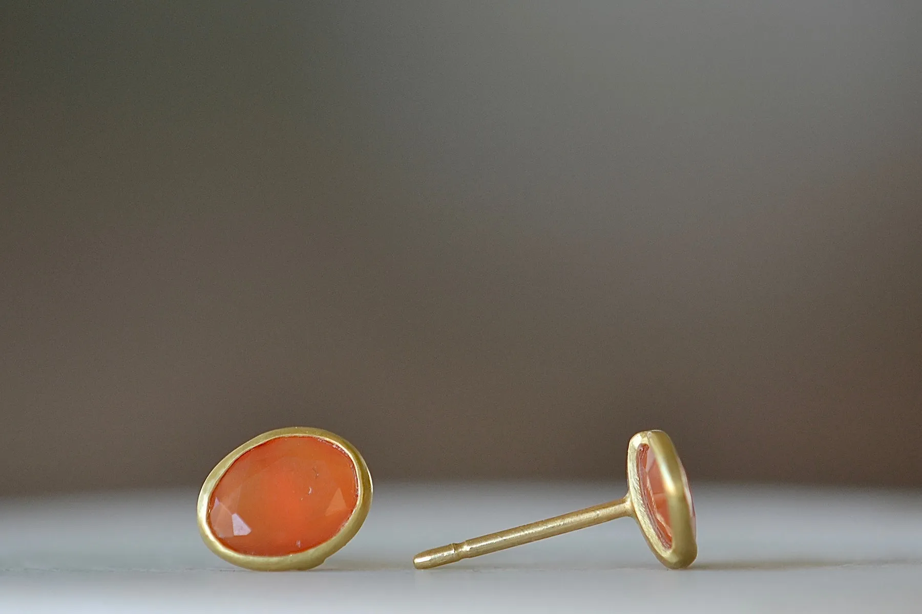 Carnelian Classic Studs