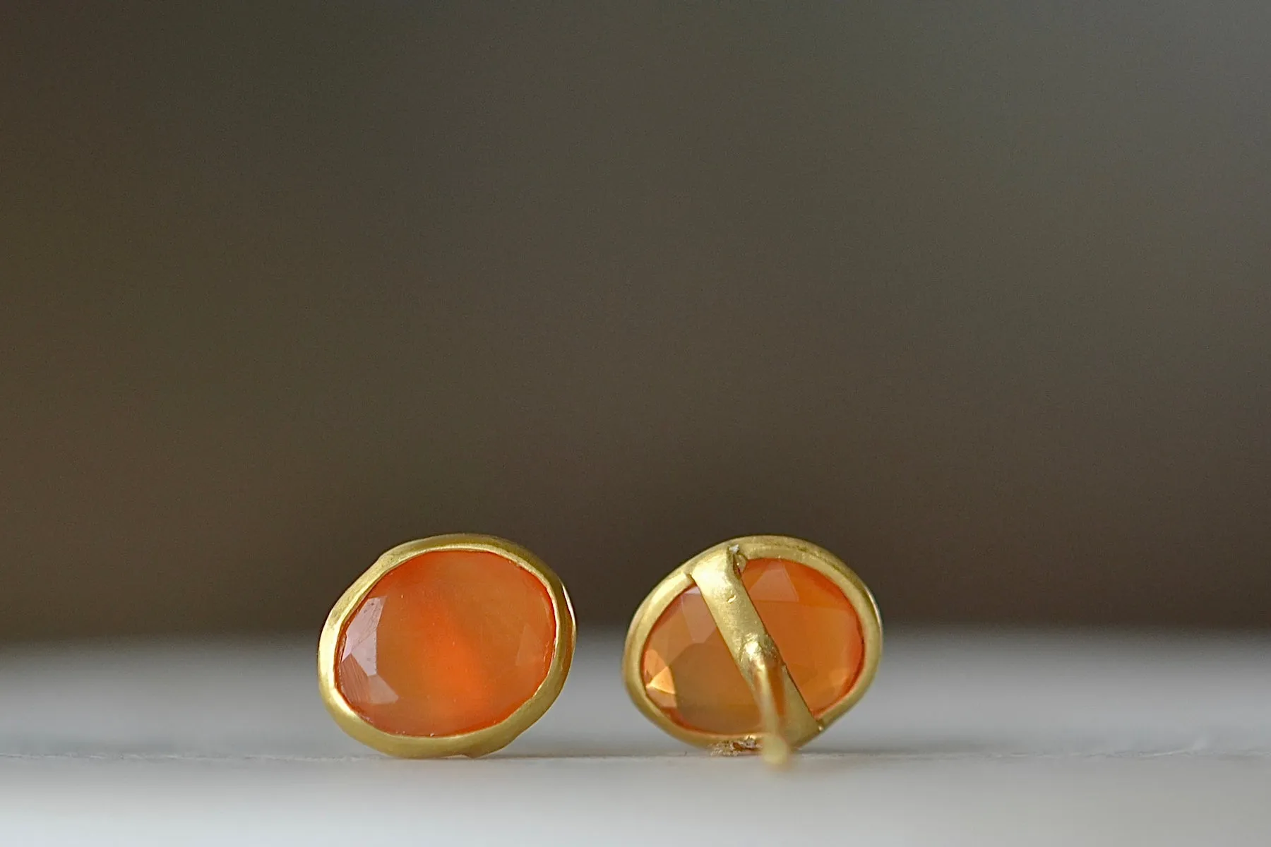 Carnelian Classic Studs