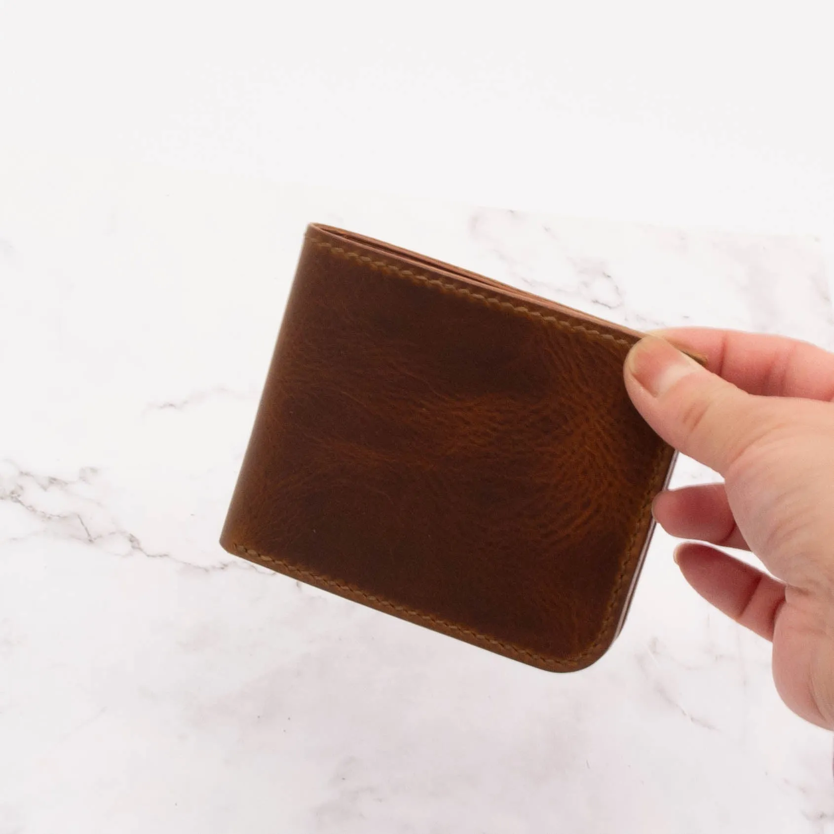 Classic Bifold Wallet with RFID Blocking Protection - Two Tone Colors