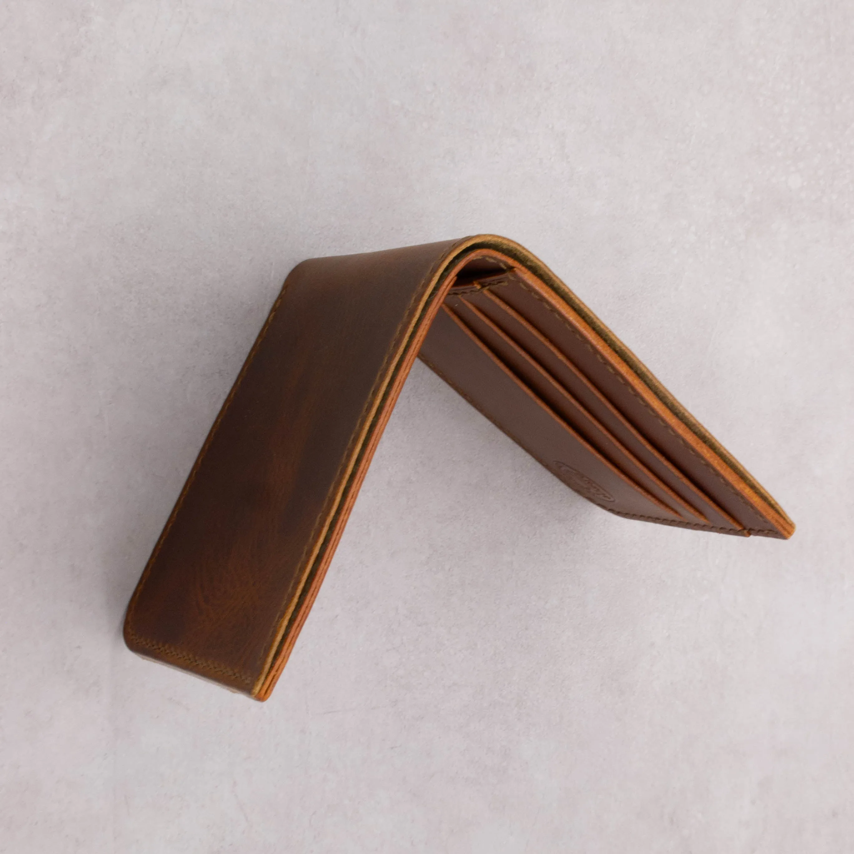 Classic Bifold Wallet with RFID Blocking Protection - Two Tone Colors