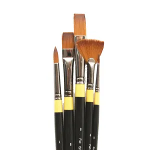 Daler Rowney System 3 Acrylic Brushes System-3 Wallets Selection Set