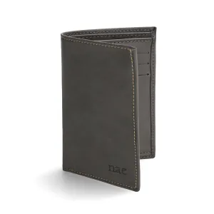 Dallas Vegan Bifold Wallet Grey