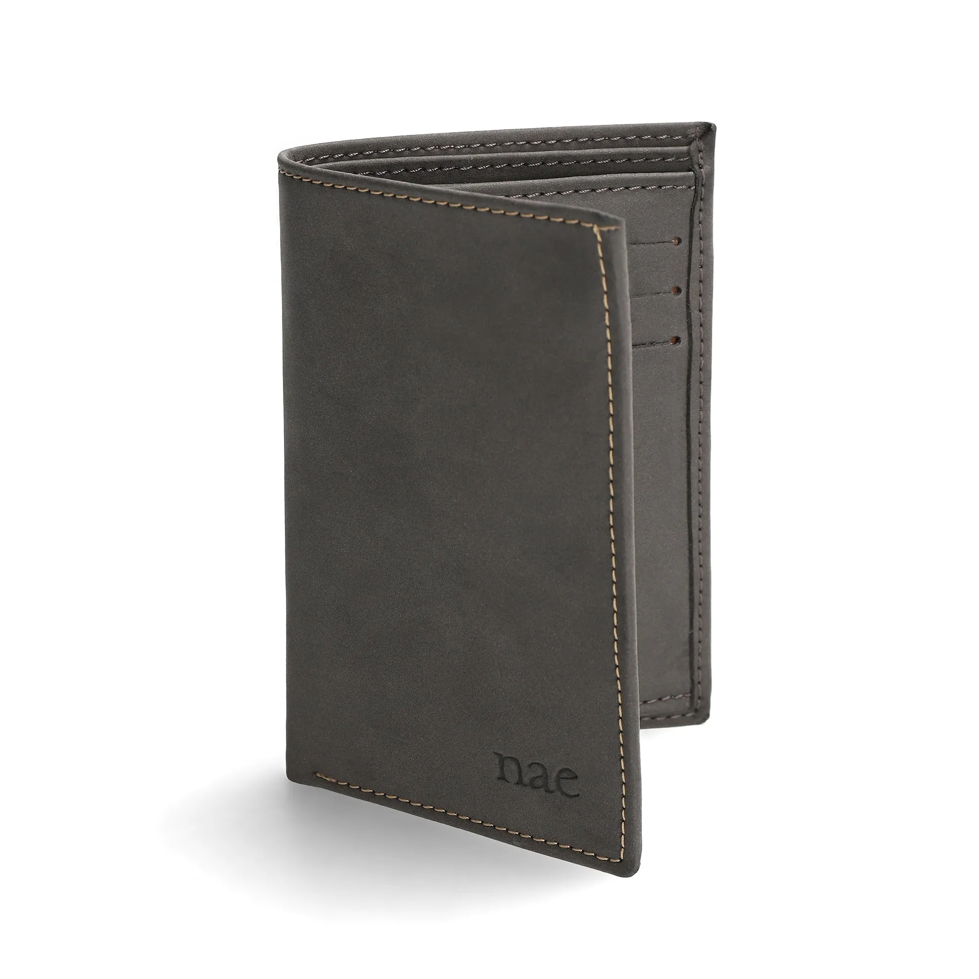 Dallas Vegan Bifold Wallet Grey