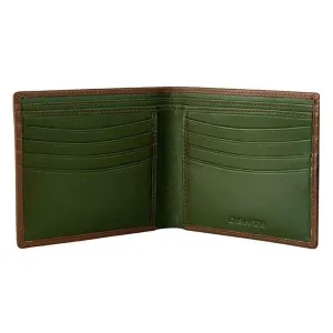 Dents Eden Security Billfold Wallet - English Tan/Olive