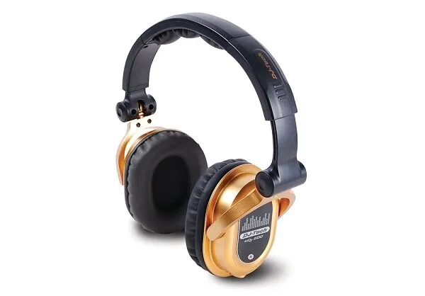 DJ-Tech eDJ-500 Professional Headphones - Gold