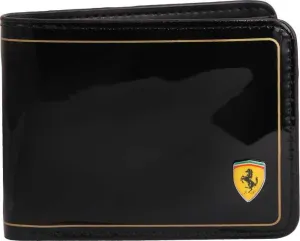 Ferrari Original Men's Black Shine Leather Wallet
