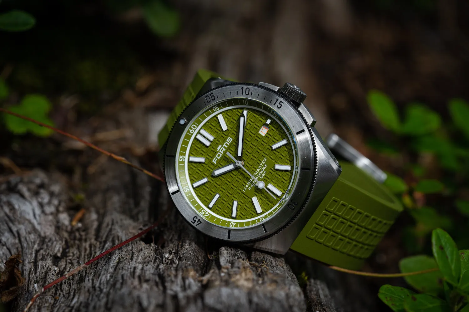 FOR Watch Marinemaster M-4 Woodpecker Green