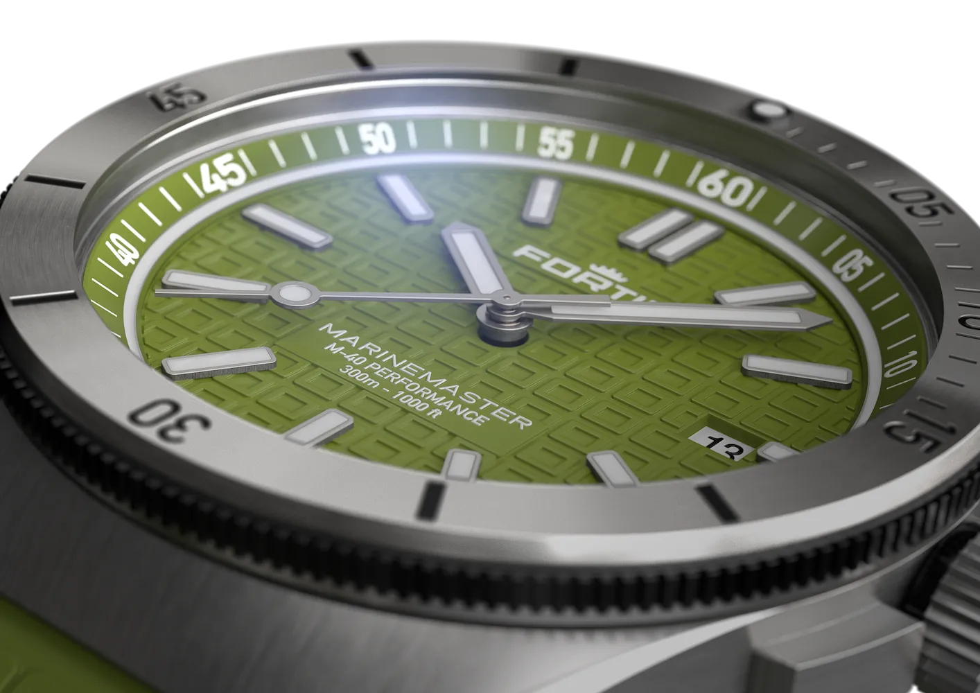 FOR Watch Marinemaster M-4 Woodpecker Green