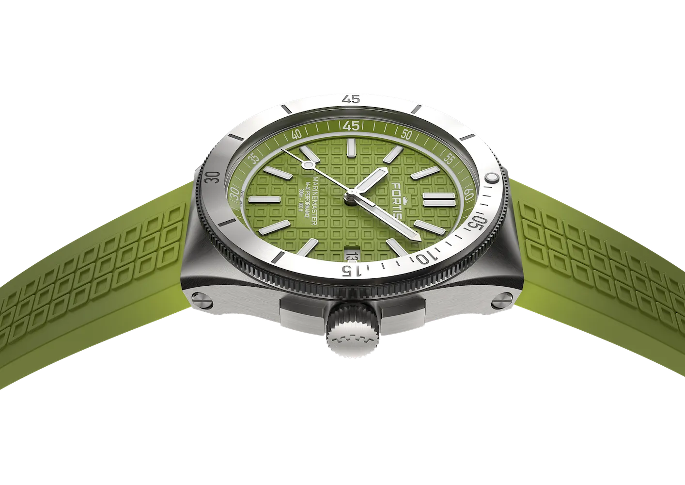 FOR Watch Marinemaster M-4 Woodpecker Green