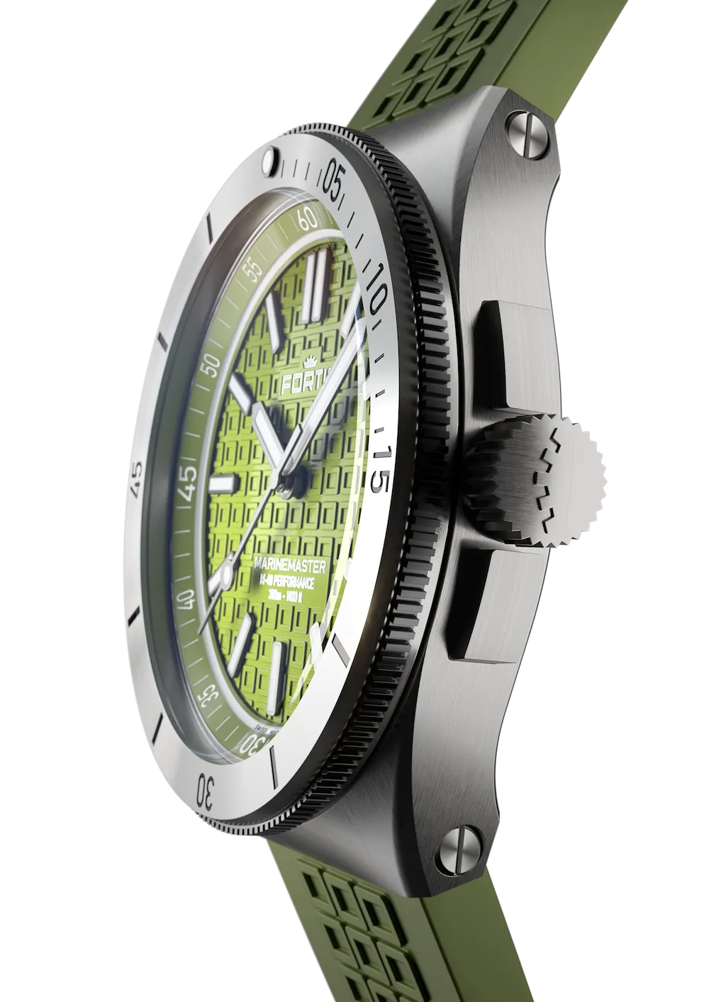 FOR Watch Marinemaster M-4 Woodpecker Green