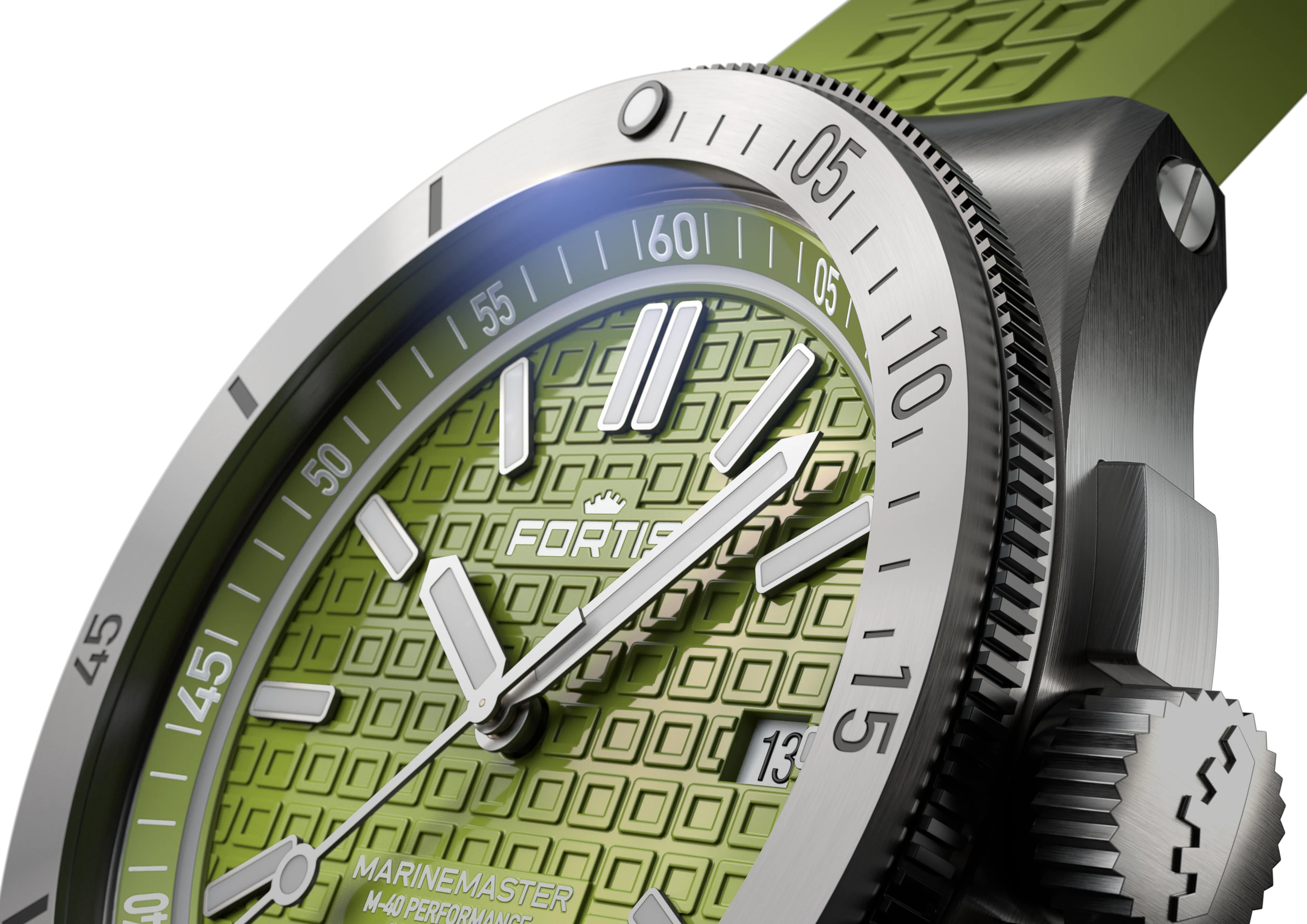 FOR Watch Marinemaster M-4 Woodpecker Green