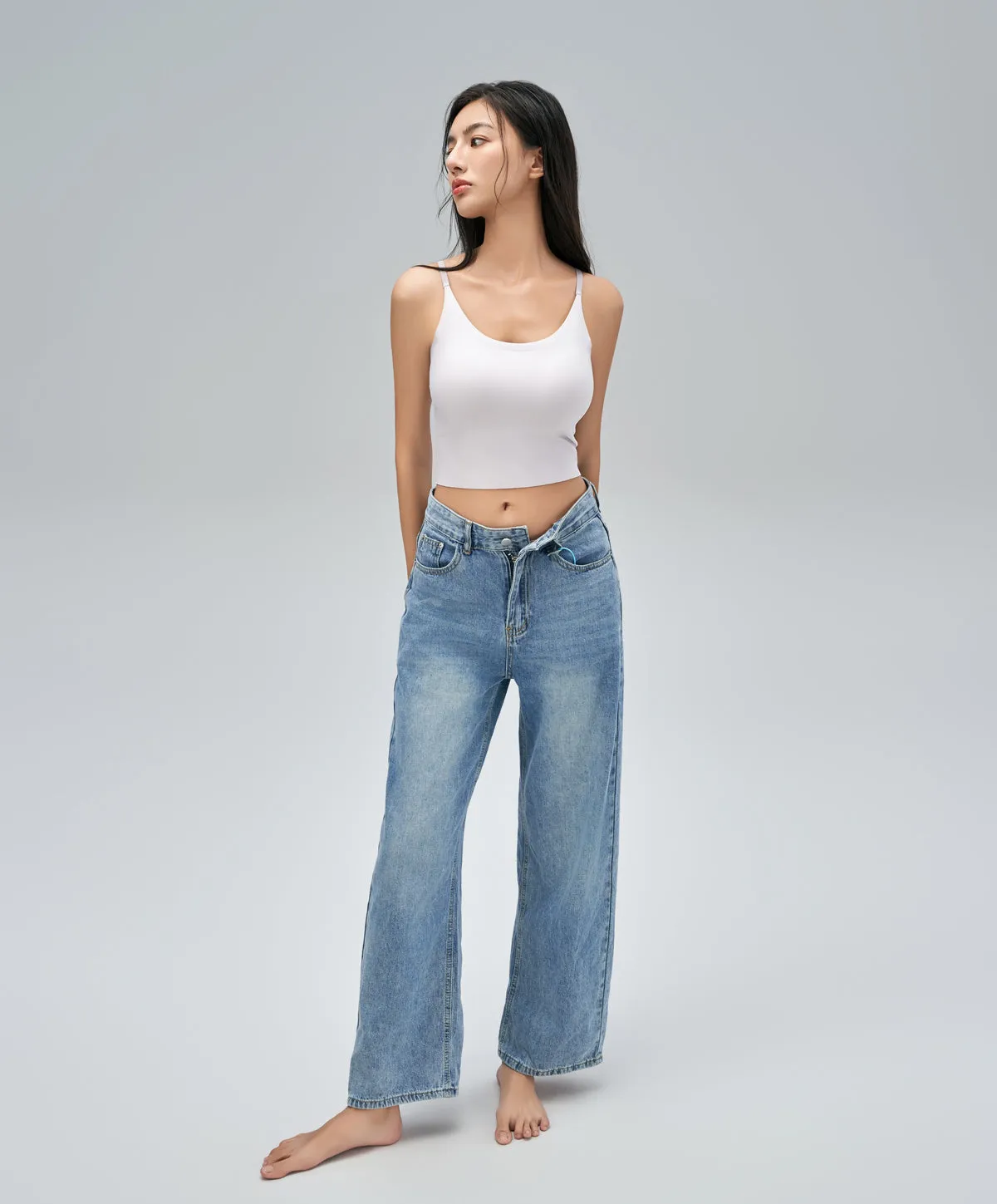 Free Cut Basics Spaghetti Padded Camisole