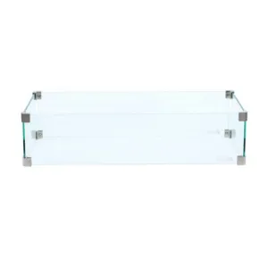Glass Rectangular Wind Guard