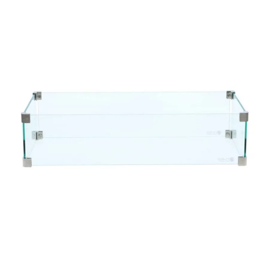 Glass Rectangular Wind Guard