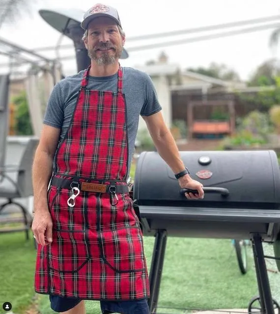GRILLKILT Grilling Apron - Cunningham Tartan
