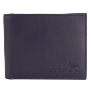 Harmont & Blaine Elegant Blue Calfskin Leather Wallet