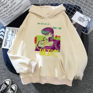 Higashikata Josuke Anime JOJO's Bizarre Adventure 3D Hoodies Oversized Hooded Sweatshirt Unisex Jumper