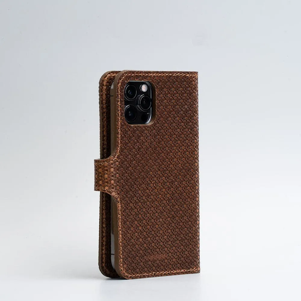 iPhone 14 series Full-Grain Leather Folio Case Wallet with MagSafe - Classic 4.0