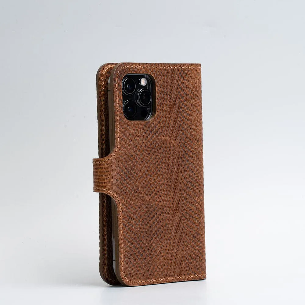 iPhone 14 series Full-Grain Leather Folio Case Wallet with MagSafe - Classic 4.0