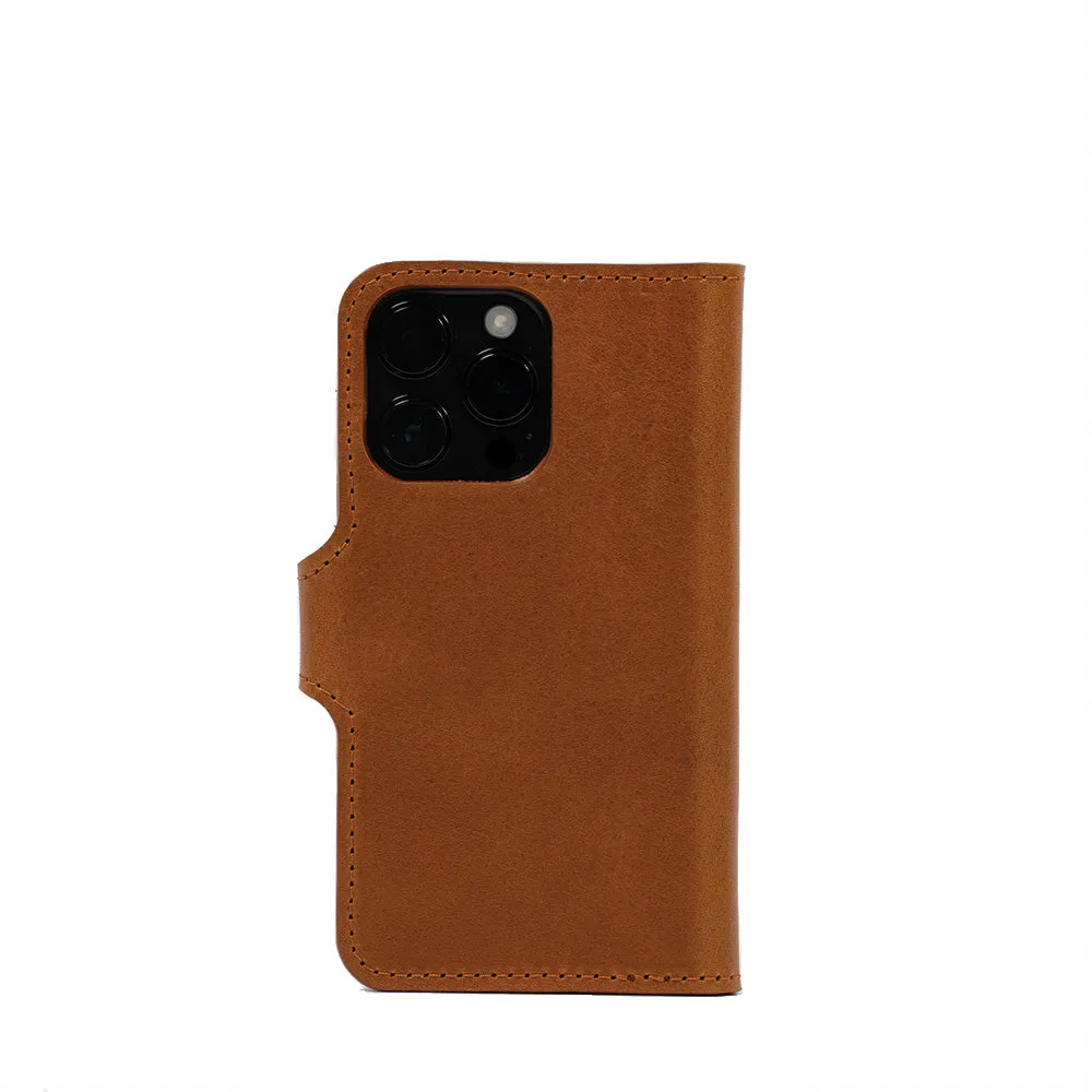 iPhone 14 series Full-Grain Leather Folio Case Wallet with MagSafe - Classic 4.0