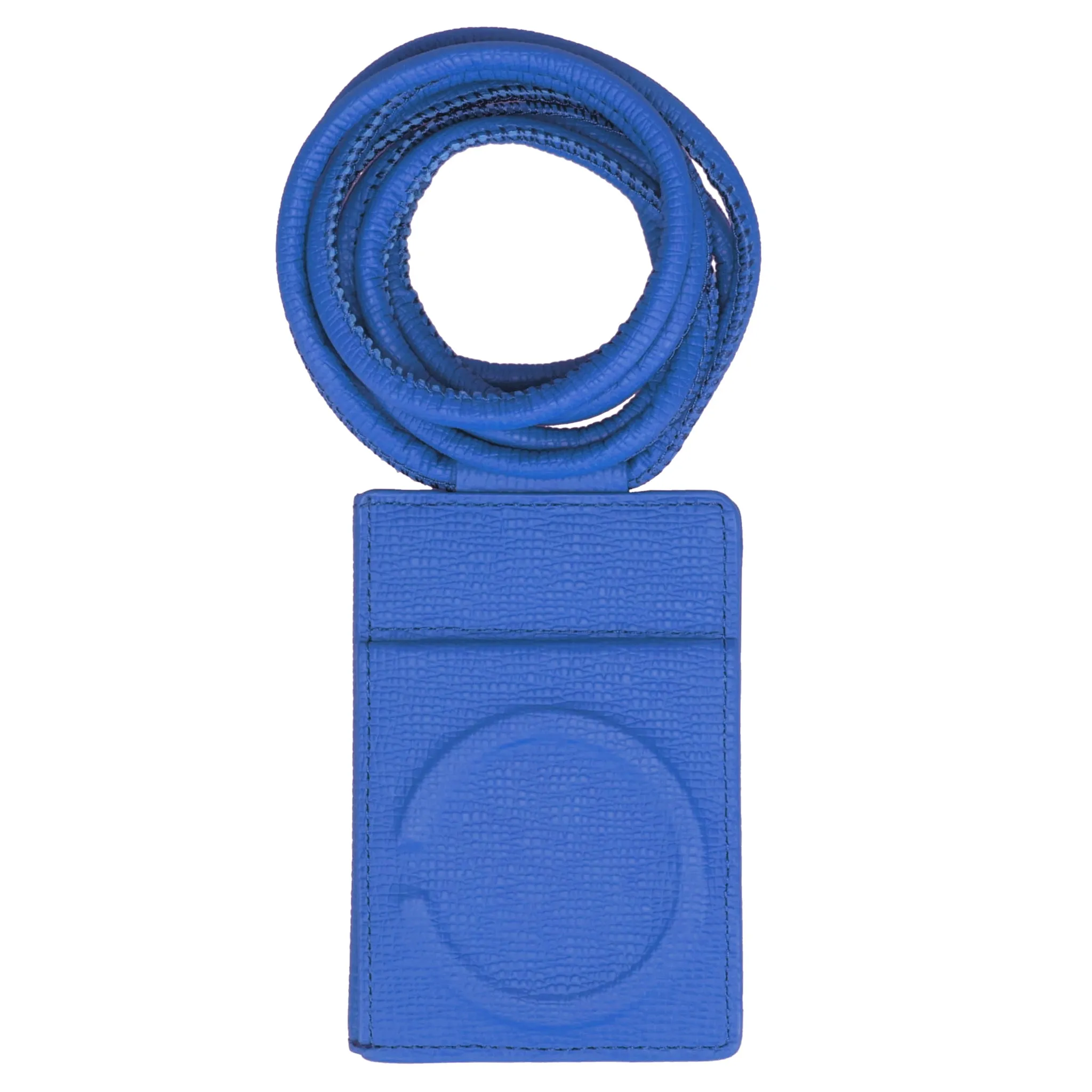 iPhone ACCESSORY-SHOULDER STRAP CARD CASE / BLUE